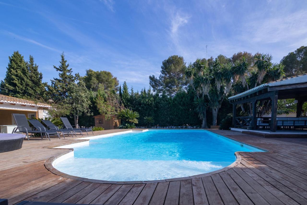 Villa Huerta 2, Paterna, Jacuzzi, Sauna Esterno foto