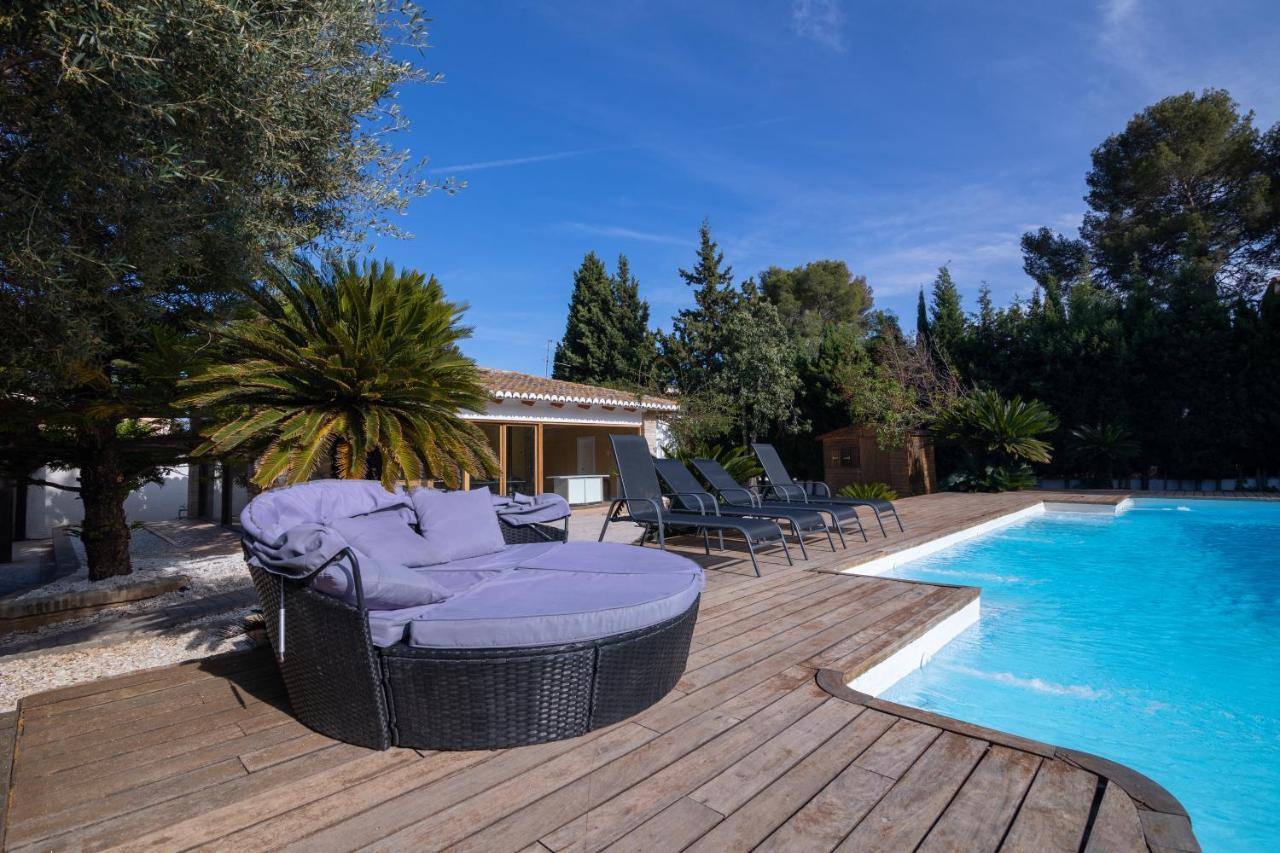 Villa Huerta 2, Paterna, Jacuzzi, Sauna Esterno foto